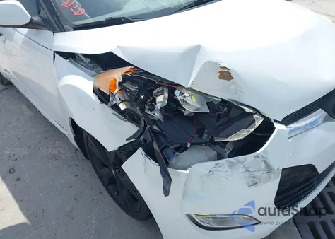 2017 Hyundai Veloster Value Edition из США, поврежденный, VIN KMHTC6AD2HU319876